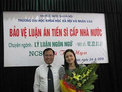 Bảo vệ thành công luận án tiến sĩ ngôn ngữ học về Hành vi rào đón trong giao tiếp tiếng Việt